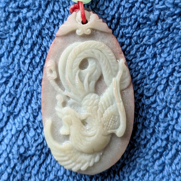 Jewelry - Beautiful Phoenix Pendant or Red Cord Necklace